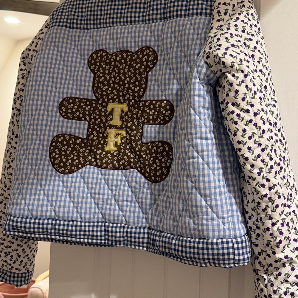 teddy fresh patchwork teddy bear jacket - image 5
